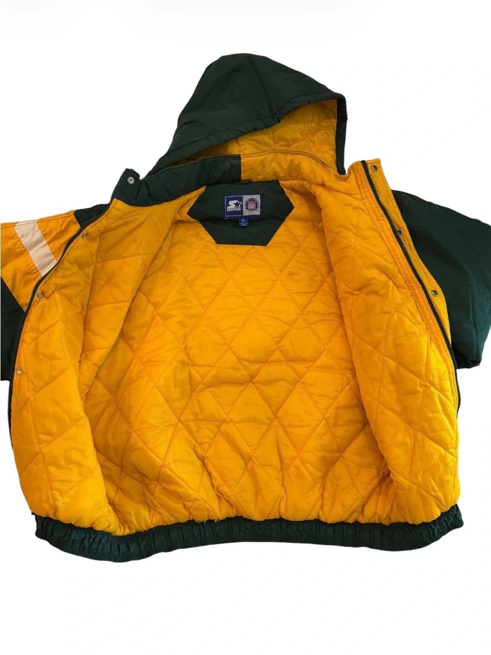 VTG Men’s XL 1990’s Green Bay Packers Starter Jacket Puffer